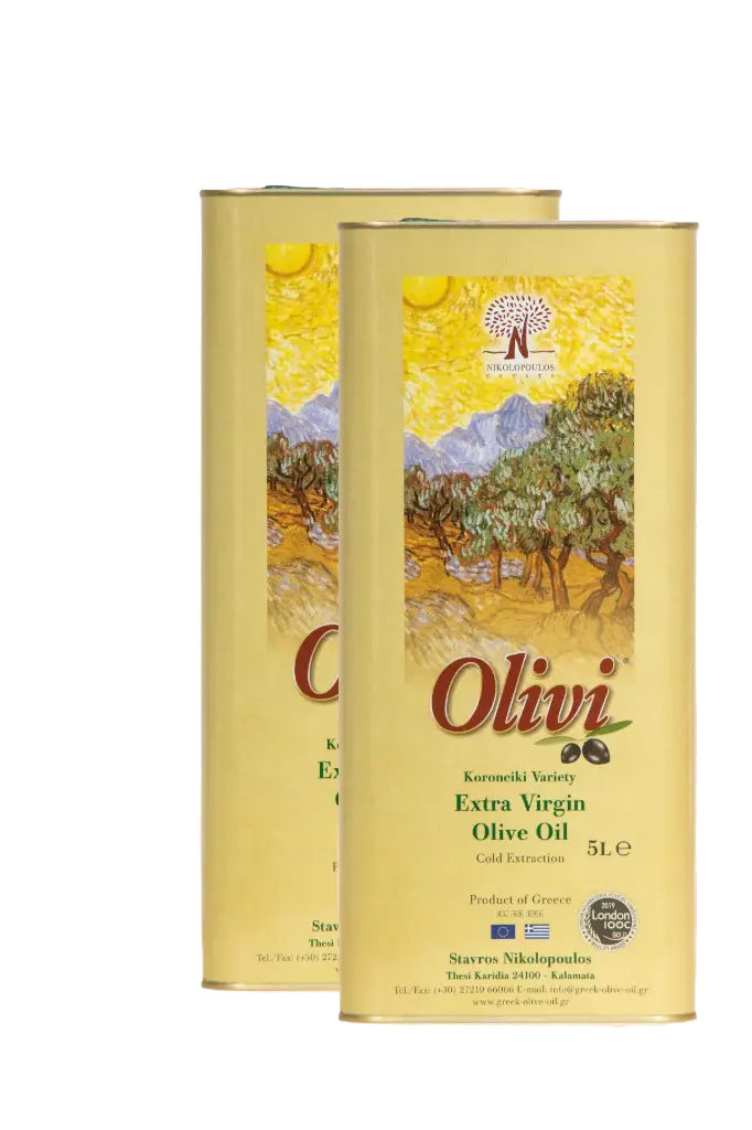 Huile d'Olive Vierge Extra - Bidon Métallique 5L x 2