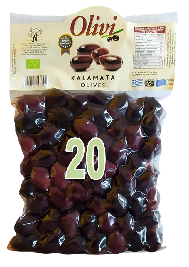 Olives de Table Kalamon BIO - 10Kg