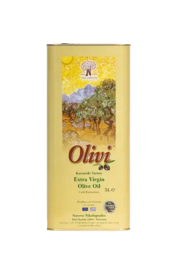 [VE___S_BM_5L___] Huile d'Olive Kalamata Vierge Extra - Bidon Métallique 5L
